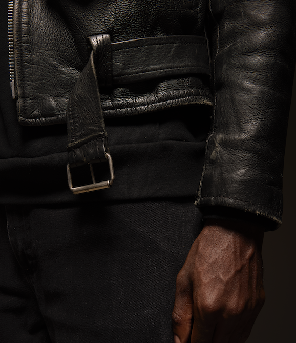 Distressed Punk Moto Jacket