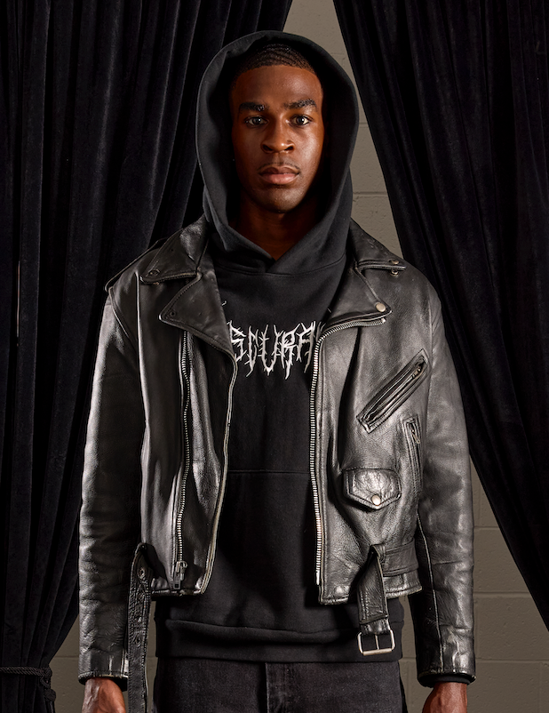Distressed Punk Moto Jacket