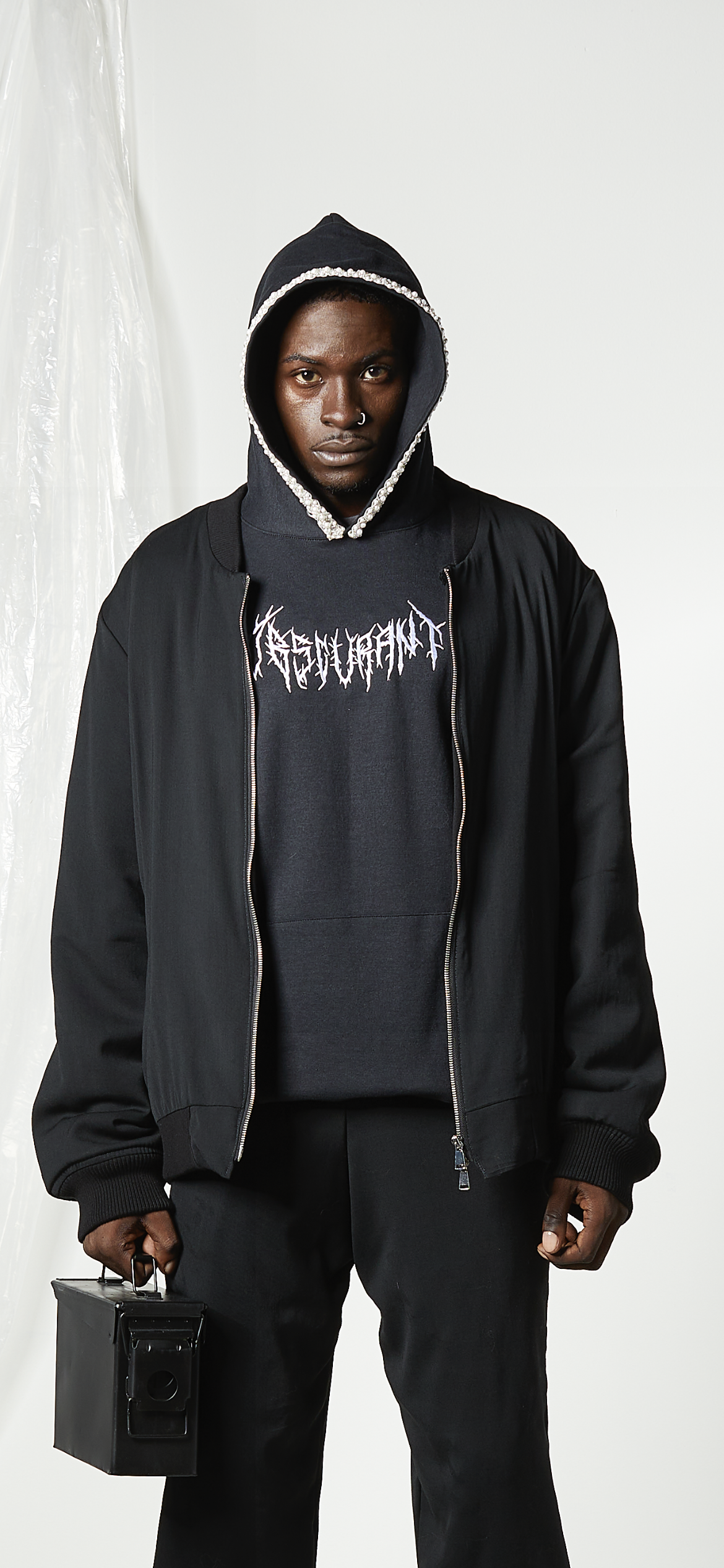 Obscurant Italian Twill Bomber Jacket – Handcrafted Luxury in Limited Edition